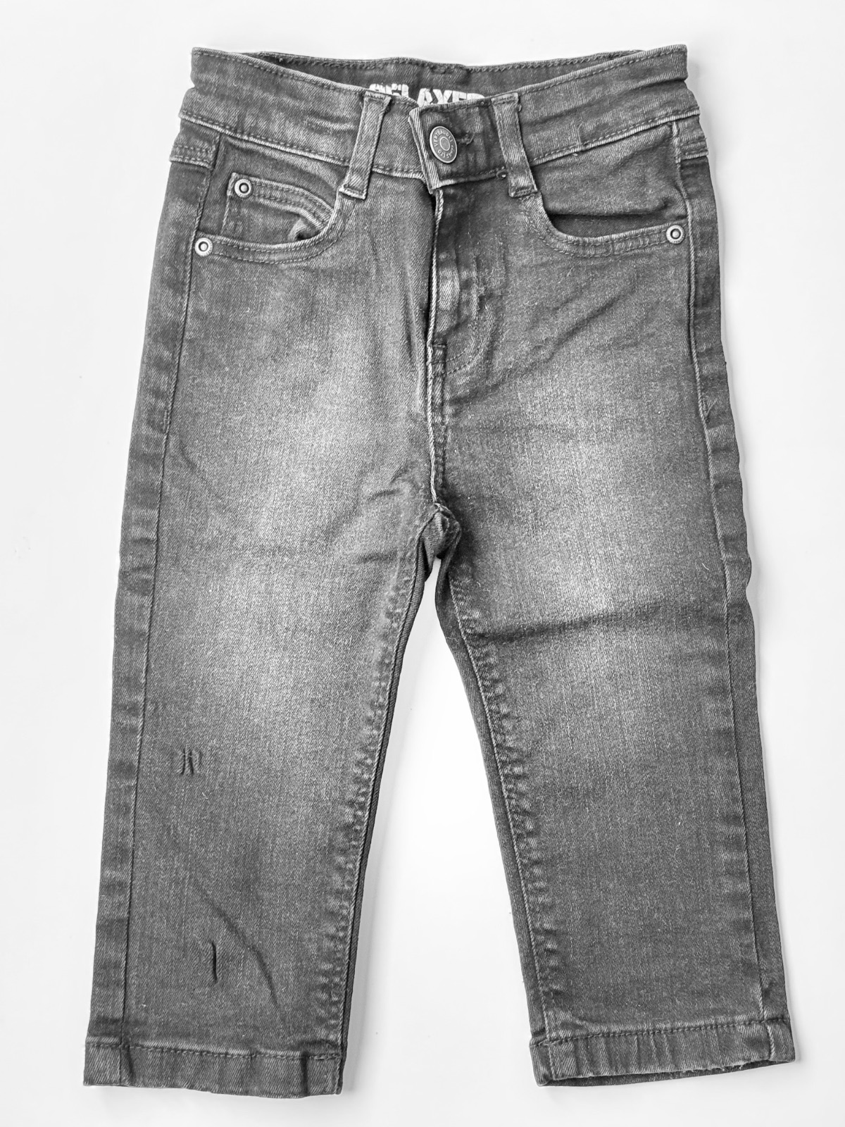 Jean gris garçon Vertbaudet 2 ans / 86 cm — Pantalon denim Relaxed délavé — Tres bon Etat — à Paris