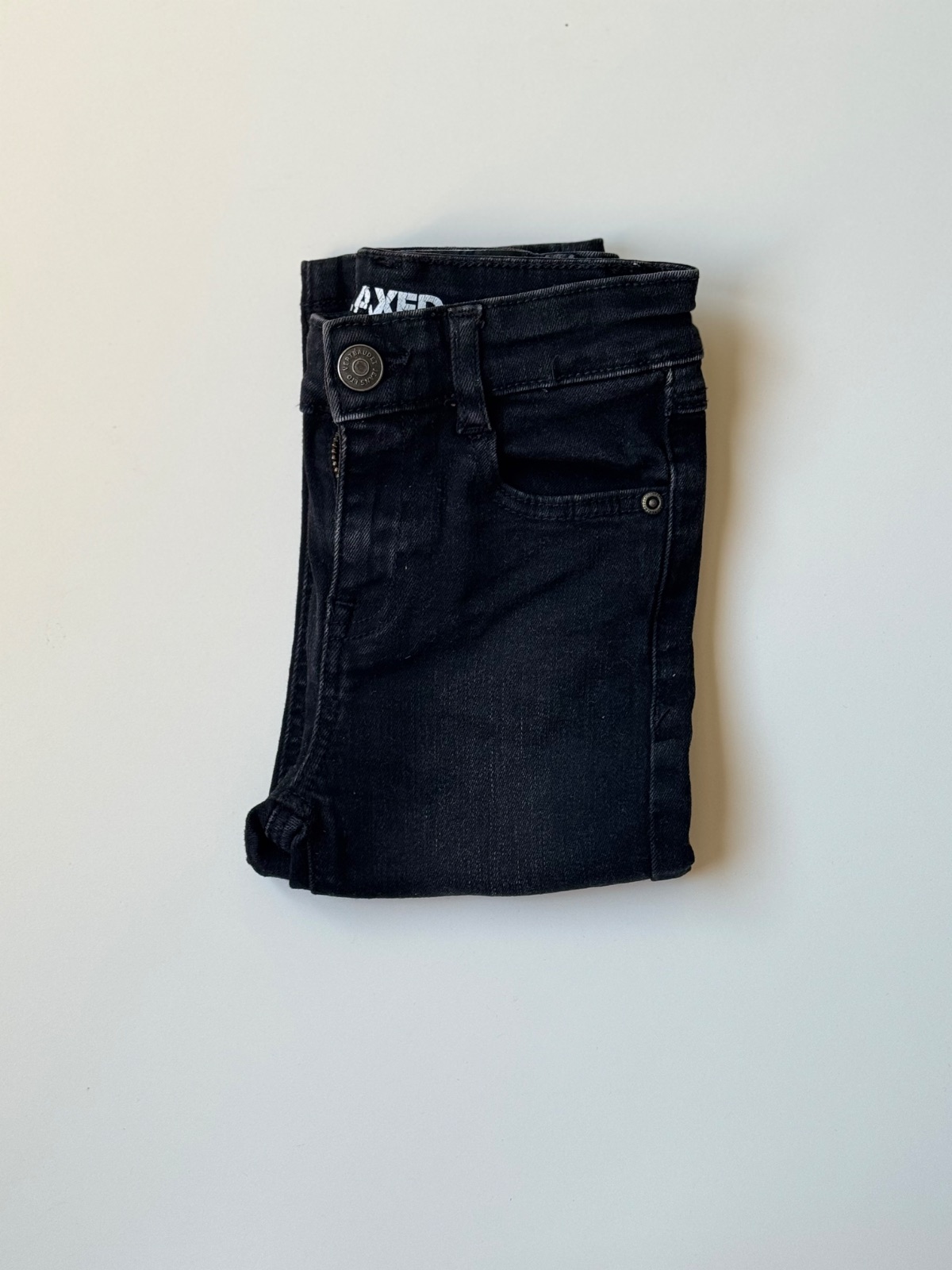 Jean garçon Vertbaudet — Pantalon denim noir délavé Relaxed 2 ans / 3 ans — Tres bon Etat — à Paris